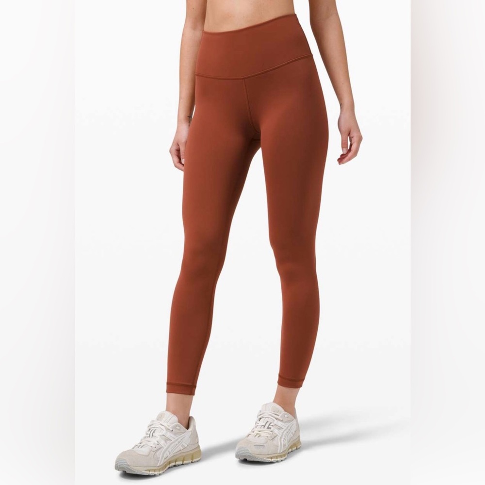 Lululemon Align High Rise Pant with Pocket 25” in Terracotta Orange Size 6